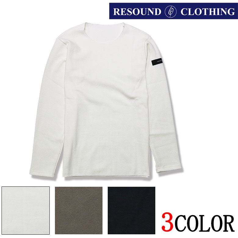 楽天DBLAND【RESOUND CLOTHING】リサウンドクロージング サーマル長袖Tシャツ ヴィンテージ カットソー ベストセラー ST COTTON WAFFLE THERMAL 朝倉 梅本 メンズ