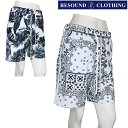 【RESOUND CLOTHING】リサウンドクロージング ラッシュガードハーフパンツ ショートパンツ 短パン オーバーサイズ RUSH SHORTS 朝倉 梅...