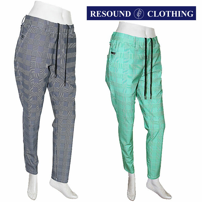 yRESOUND CLOTHINGzTEhN[WO C[W[pc XbNX CHRIS EASY CHECK PANTS O`FbN q ~{ X^CbV Y