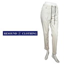 【RESOUND CLOTHING】リサウンドクロージング イージーパンツ スラックス PAT TIGHT EASY PANTS 新型 定番 朝倉 梅本 スポー...