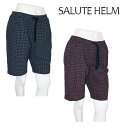 【30%OFF】【SALUTE HELM】サルートヘルム ショーツ ショートパンツ ハーフパンツ 短パン サッカー地 凹凸感 セットアップ可 メンズ(4)