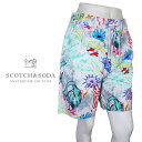 【30%OFF】【SCOTCH&SODA】スコッチアンドソーダ ショートパンツ ハーフパンツ ショーツ 短パン リラックスフィット グラフィックプリント 176714 メンズ カジュアル(4)
