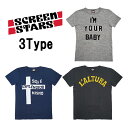 【SCREEN STARS BEST】スクリーンスターズ ベスト プリント 半袖tシャツ D メンズ 日本製 アメカジ ビンテージプリント 小さ目 クラックプリ...