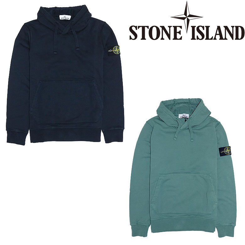 【STONE ISLAND】ストーンアイランド パーカー フーディ プルオーバー コンパスパッチ カンガルーポケット 上品 ガーメントダイ加工 メンズ