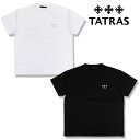 【TATRAS】タトラス Tシャツ 半袖 ショートスリーブ カットソー NUNKI ヌンキ 圧着式 ブランドロゴ ベーシック メンズ