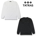 【TATRAS】タトラス Tシャツ 長袖 ロングスリーブ SICADO シカード ベーシック クロスロゴ ブランドロゴ ベーシック メンズ