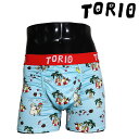 【TORIO】トリオ ボクサーパンツ アンダーウェア 下着 ポップ かわいい サマーサンタ 発光 メンズ