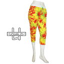 【USUALIS】ウザリス 七分丈パンツ スウェットパンツ クロップド タイダイ柄 TIE-DYE カラフル SMILE メッシュ セットアップ可 メンズ カジ...