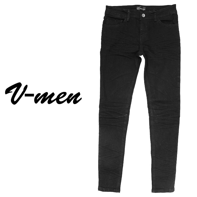 Rakuten - 【V-men】ブイメン ストレッチデニムパンツ パンツ ジーンズ スリム シンプル ストレッチ