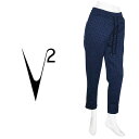 【v2brand】ブイツー イージーパンツ スラックス 千鳥格子柄 伸縮性 SETUP セットアップ可 メンズ カジュアル