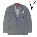 【v2brand】ブイツー ジャケット テーラード GIACCA OPE BICOLORE ハンカチーフ 軽量 メンズ ライトアウター