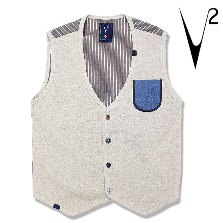 ��v2brand�ۥ֥��ġ� ���� �٥��� µ�ʤ� GILET PREMIUM ���ƥå� ���ȥ饤�� ���ݥ��å� ��� �饤�ȥ�������