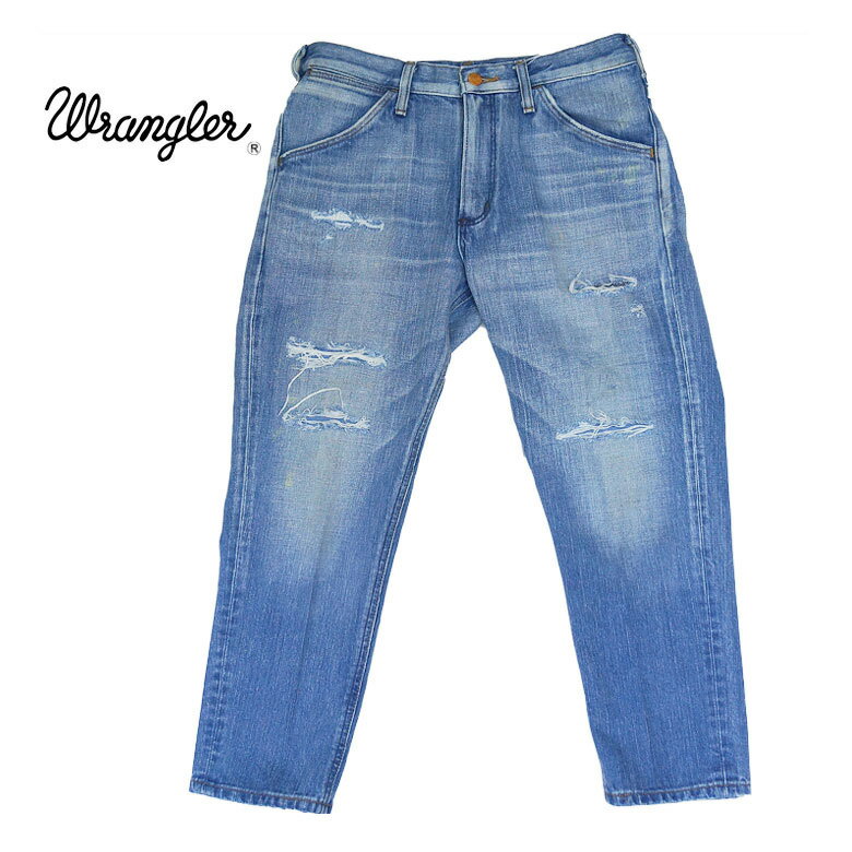 yWranglerzO[ e[p[hNbvh_[WfjTapered Cropped Denim JEANS _[WW[Y NbVfj DENIM _[WH Y t