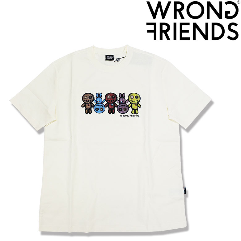 Rakuten - 【WRONG FRIENDS】ロングフレンズ Tシャツ 半袖 カットソー FRANKLIN T-SHIRT ブードゥーロゴ プリント メンズ カジュアル