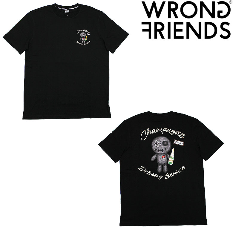 Rakuten - 【WRONG FRIENDS】ロングフレンズ Tシャツ 半袖 カットソー TULSA T-SHIRT ブードゥーロゴ バックプリント メンズ カジュアル