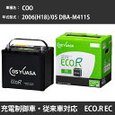 カーバッテリー ダイハツ COO 2006(H18)/05 DBA-M411S K3-VE 1300cc 標準地 GSユアサ EC-60B19L メンテナンス 【H31006】