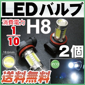h8 led フォグ 2個セット激安送料無料LEDライト外装パーツLEDライトホワイト白LED化純正交換カスタムエクステリア自動車パーツドレスアップ激安送料無料あす楽カーアクセサリー