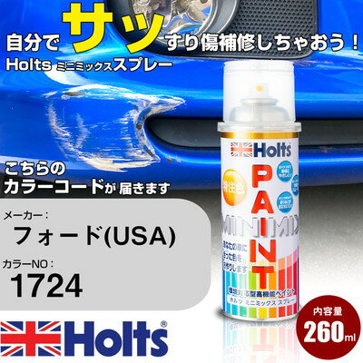 車 塗装 スプレー フォード(USA) 1724 レイバンブラック Holts ペイントスプレー ホルツ MINMIX ミニミックス カラースプレー オーダーカラー車 傷消し キズ 直し【TU&SP】(スプレー)