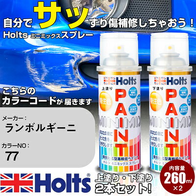 車 塗装 スプレー ランボルギーニ 0077 VERDE ITACA Holts ペイントスプレー ホルツ MINMIX ミニミックス カラースプレー オーダーカラー車 傷消し キズ 直し【TU&SP】(スプレー)