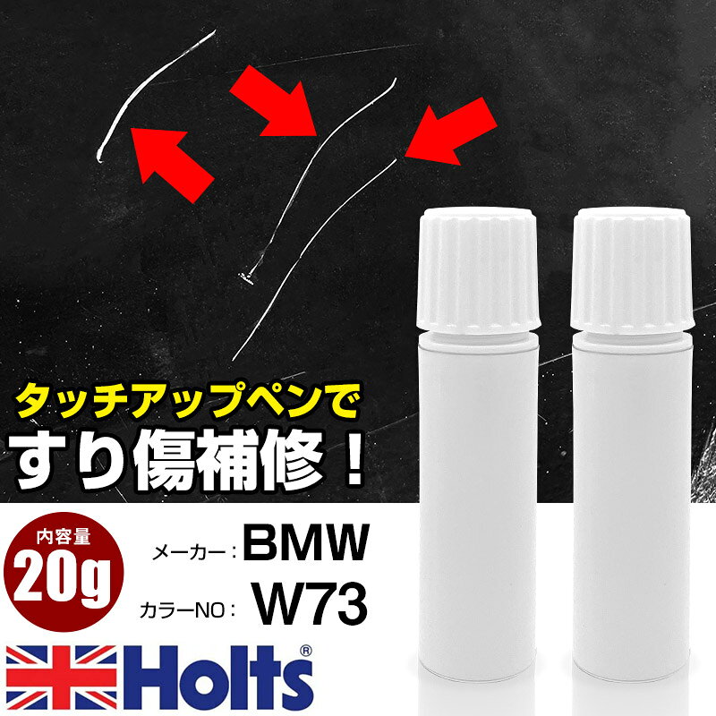 タッチアップペン BMW W73 FROZEN POLAR SILBER 1本 Holts ホルツ MINIMIX タッチペン 筆塗りタイプ ネコポス 送料無料 車 キズ消しタッチペン【TU&SP】(ペン 20g)