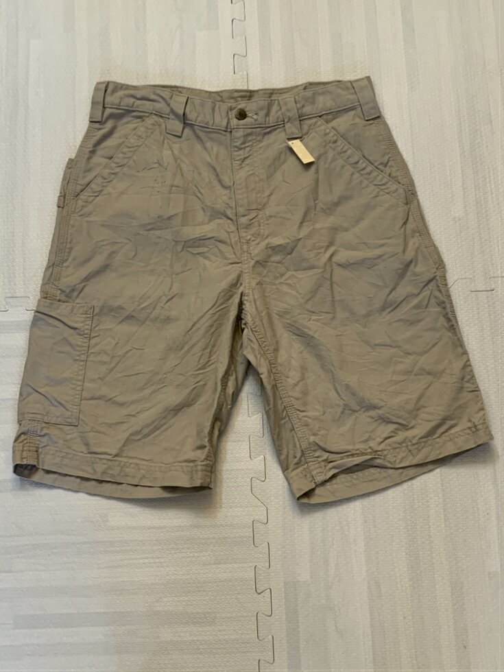 Short, Half Pants - カーハート carhartt ハーフパンツ ショート 32インチベージュ「USED]