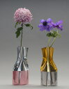 [D-BROS公式サイト] Flowervase　フラワーベース　817F組亀甲/星　ビニール製の花瓶　江戸小紋のモチーフデザイン　和室にも合う花瓶　一輪挿し　花器　プチギフト　おしゃれ／D-BROS