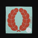 KAMON　家紋　風呂敷　丈夫なシルクの風呂敷　日本の伝統的なグラフィックデザイン　〈中川家抱柏〉／D-BROS