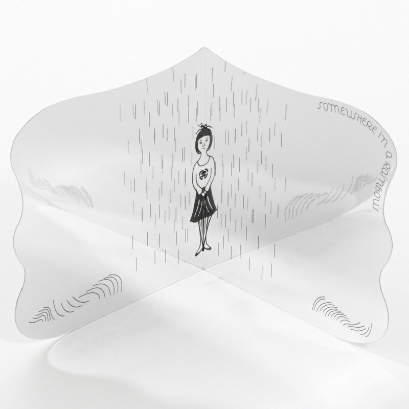 グリーティングカード ミラーカード「アメトショウジョ」/D-BROS