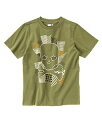 【正規品】Crazy8 半袖Tシャツ◆Skull & Crossbones Tee◆グリーン◆コットン 100%◆キッズ【あす楽対応_関東】【0825】