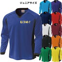 サッカー ユニフォーム ジュニア 長袖 Vネックシャツ 11色110〜150サイズ 背番号・ネーム他 マーキング できます【別料金】P1930