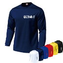 ドライライトTシャツ 長袖 野球ユニフォームに!クルーネック 6色背番号・ネーム他 マーキング できます【別料金】 P350