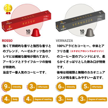 ・Nespresso/ネスプレッソ・コーヒーメーカー ・Nespresso U(D50)・互換カプセル4種アソートセット・カプセルコーヒー エスプレッソ