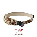 【正規品】ロスコ ■メンズ■KHAKI REVERSIBLE WEB BELT■ DESERT CAMO■コットン【0825】