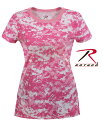 【正規品】Rothcoロスコ 半袖Tシャツ■レディース■WOMEN'S SOFT PINK DIGITAL CAMO T-SHIRT■コットン60%、ポリエステ...