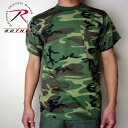 【正規品】ロスコ ■メンズ■ROTHCO POCKET T-SHIRT■WOODLAND CAMO■60%COTTON/40%POLYESTER【あす楽対応_関東】【0825】