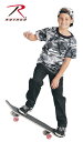 【正規品】Rothcoロスコ キッズ用半袖Tシャツ■ROTHCO KIDS T-SHIRT■CITY CAMO■60%COTTON、40%POLYESTER【あ...