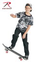 Rothcoロスコ キッズ用半袖Tシャツ■ROTHCO KIDS T-SHIRT■CITY CAMO■60％COTTON、40％POLYESTER