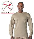 【正規品】ロスコ ■メンズ■LONG SLEEVE T-SHIRT ■サンド■100%コットン【0825】