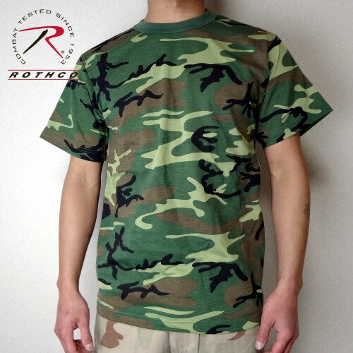 【正規品】ロスコ ■メンズ■MOISTURE WICKING T-SHIRT■WOODLAND CAMO【あす楽対応_関東】【0825】