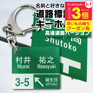 道路標識風 名入れ キーホルダー 高速道路バージョン 2mm厚 記念品『NCP』