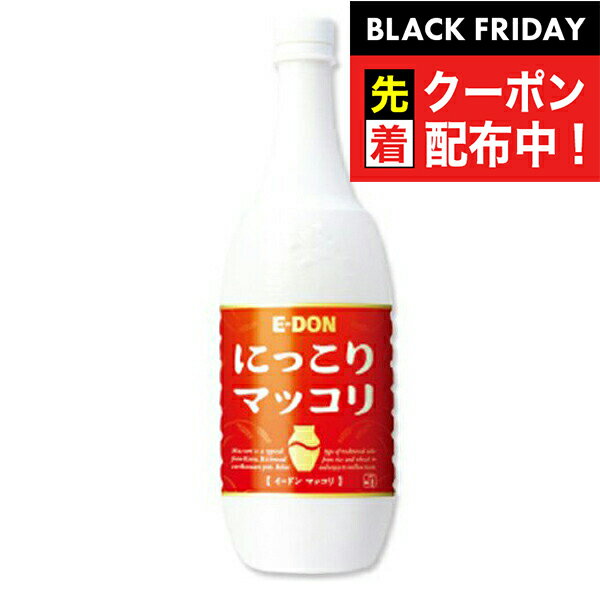 ブラックフライデー先着クーポン！【マッコリ】イードン 二東 E-DON マッコリ 6度 1000mlペット【どぶろく】【韓国伝統の文化酒】