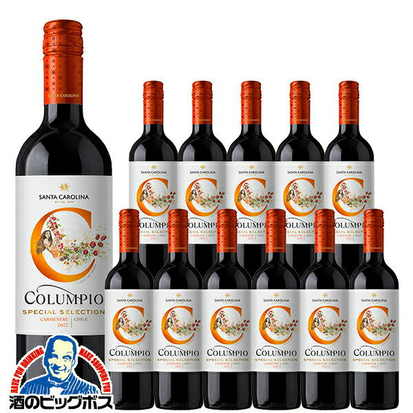 【チリワイン】【本州のみ 送料無料】サントリー コルンピオ カルメネール 2022 750ml×1ケース/12本《012》『FSH』