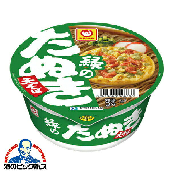 Soba - 【送料無料】東洋水産 マルちゃん 緑のたぬき天そば 東向け 2ケース/101g×24個《024》『GCC』