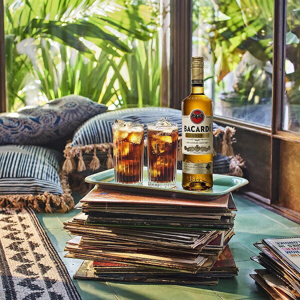 【お買い物マラソン★先着クーポン】【本州のみ 送料無料】バカルディ ゴールド 750ml×2本《002》 ラム酒 スピリッツ ゴールドラム サッポロ 正規品