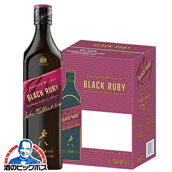【予約】【2025年8月26日以降出荷】【本州のみ 送料無料】スコッチ ブレンデッド ウイスキー キリン ジョニーウォーカー ブラックルビー 40度 700ml×1ケース/6本《006》『OMS』
