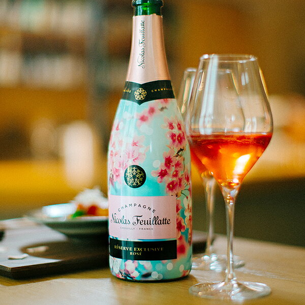 【本州のみ 送料無料】ギフトBOX入り シャンパン ニコラ・フィアット ロゼ ファースト ブルーム オブ SAKURA サクラ 750ml×1本『FSH』 母の日 プレゼント ギフト d-craft-10025003 ドリームクラフト&ビッグボス サンプル画像3