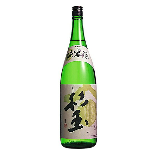 【本州のみ 送料無料】桃川 杉玉 純米酒 1800ml×1ケース（6本）《006》【家飲み】【倉庫A】