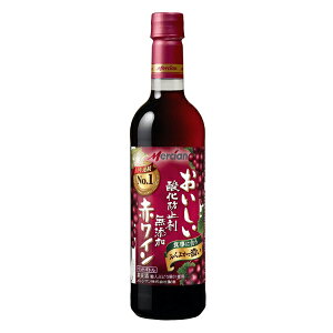 メルシャン おいしい酸化防止剤無添加赤ワイン ふくよか赤 720mlペット【家飲み】 『HSH』【倉庫A】