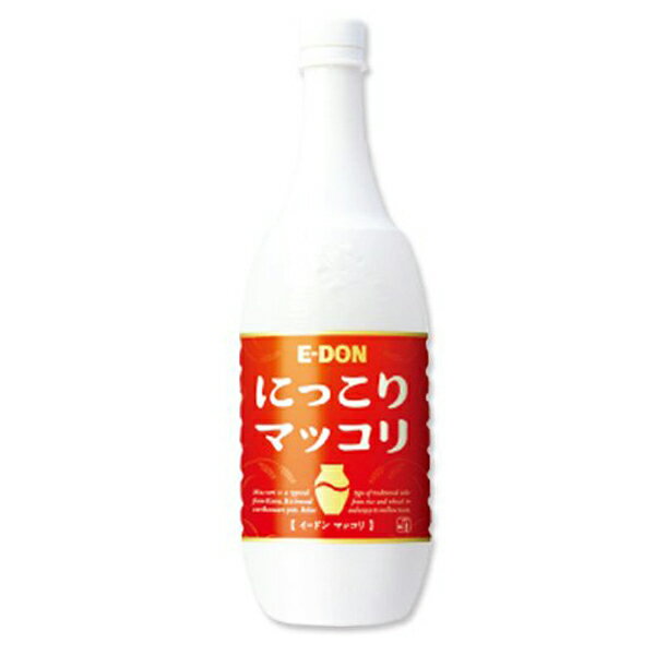 【マッコリ】【本州のみ 送料無料】イードン 二東 E-DON マッコリ 6度 1000ml×1ケース（15本）《015》【家飲み】 『ESH』【倉庫A】