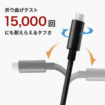 USB Type-C ケーブル USB3.1 Gen2 PD対応 Android 急速充電 高耐久 IF認証取得品 日本メーカー製 充電ケーブル 充電器 Galaxy MacBook Xperia Switch 1m メール便 MARUNIX